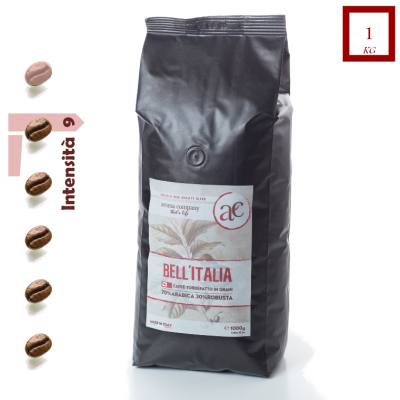 BELL'ITALIA -1000G.TORREFATTO IN GRANI -70%ARABICA,30%ROBUSTA-SELECTED HIGH QUALITY BLEND ART02NP ART02NP - BbmShop